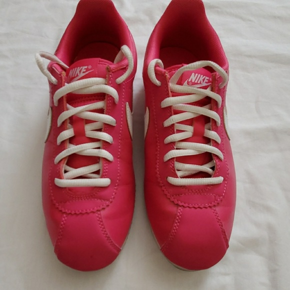 Nike Shoes - Rare Hot pink Nike Cortez